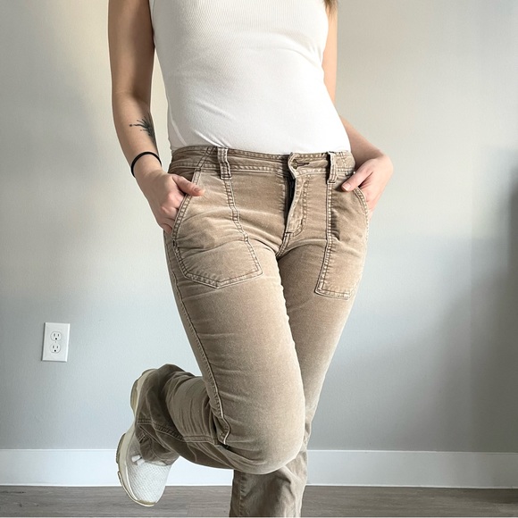 Low rise y2k Cotton Corduroy Pant - Picture 2 of 6